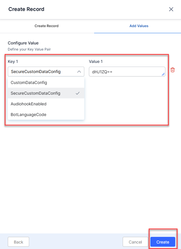 Add Values