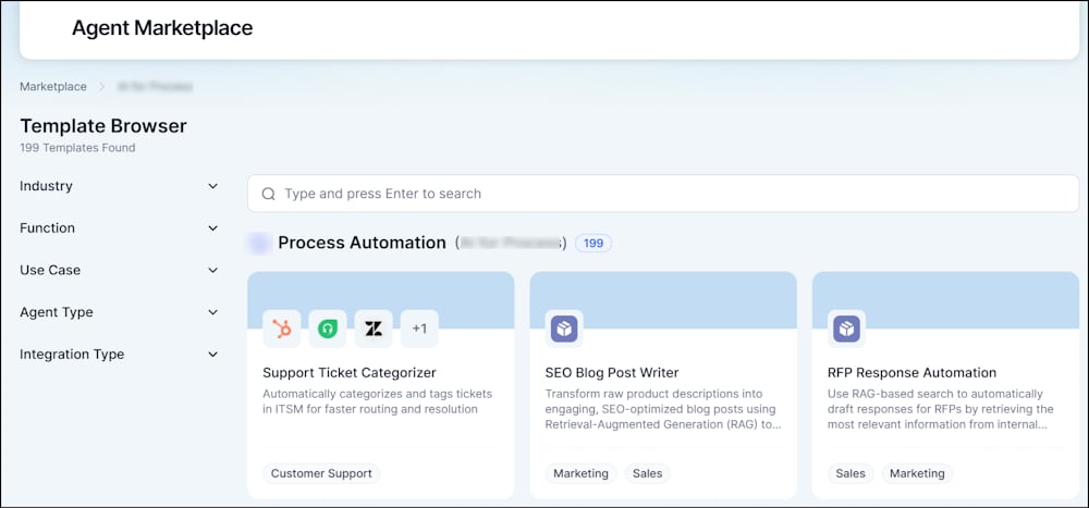 Access the Marketplace