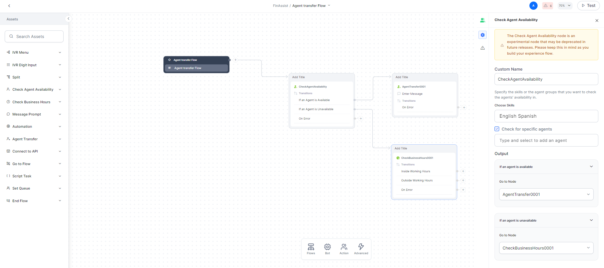 Check Agent Availability