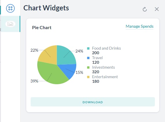 Pie chart template
