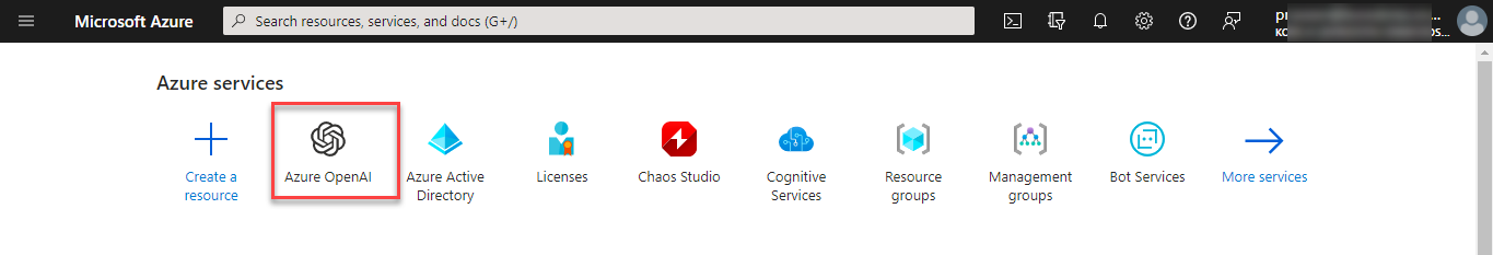 Azure portal