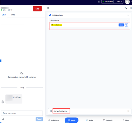 None Search AI Config