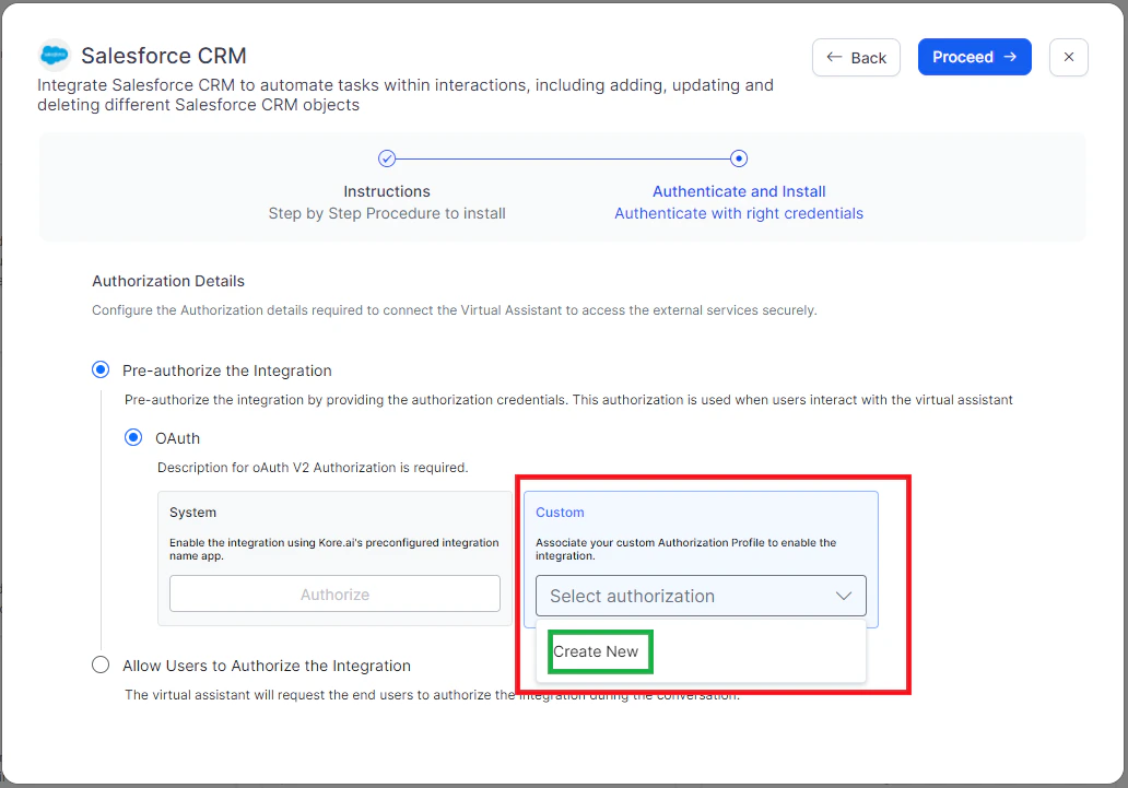 Custom Authorization