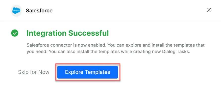 Integration successful