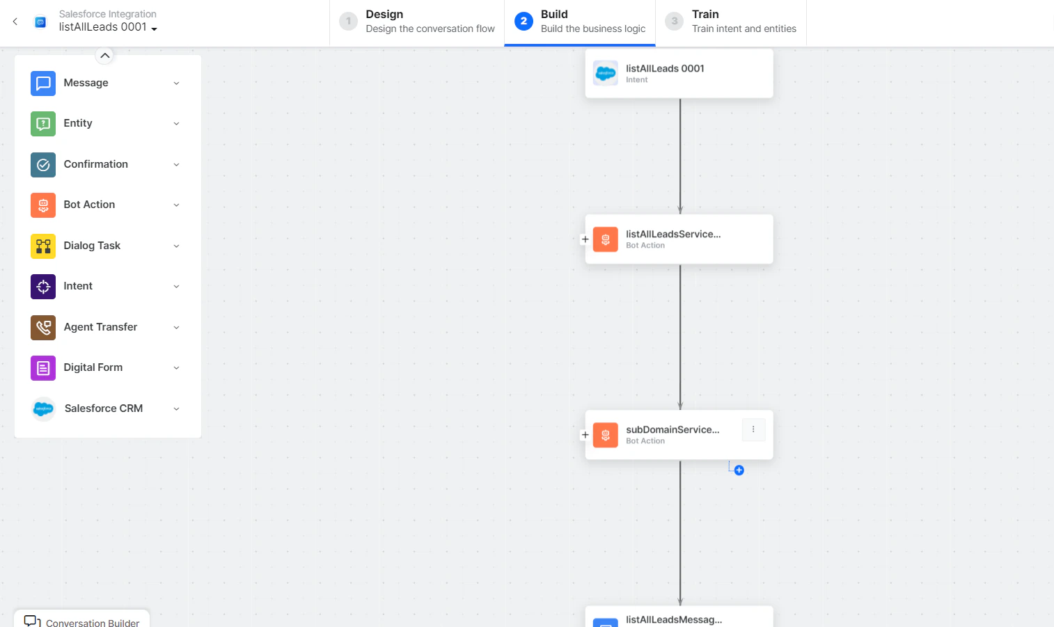 List All Leads dialog task is added