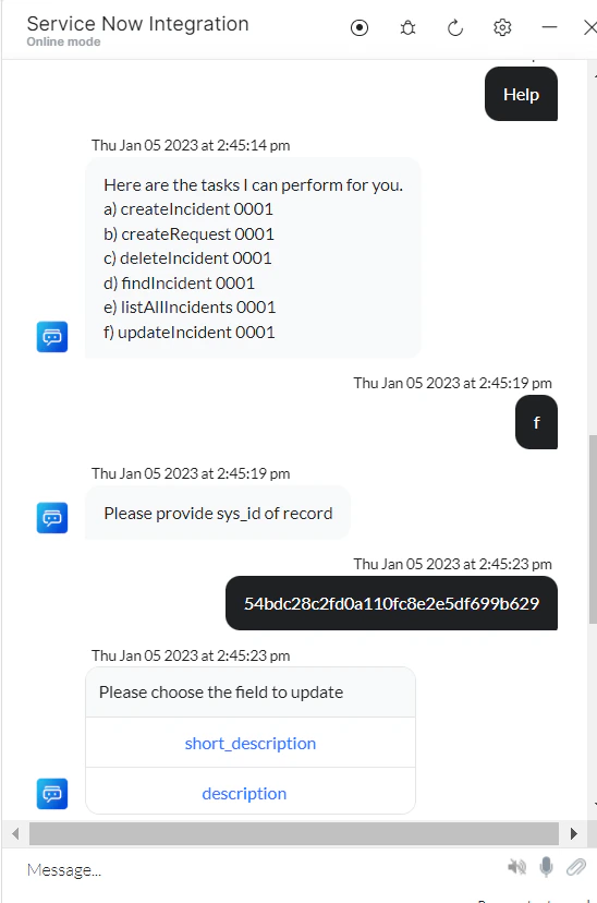 VA prompts to update incident