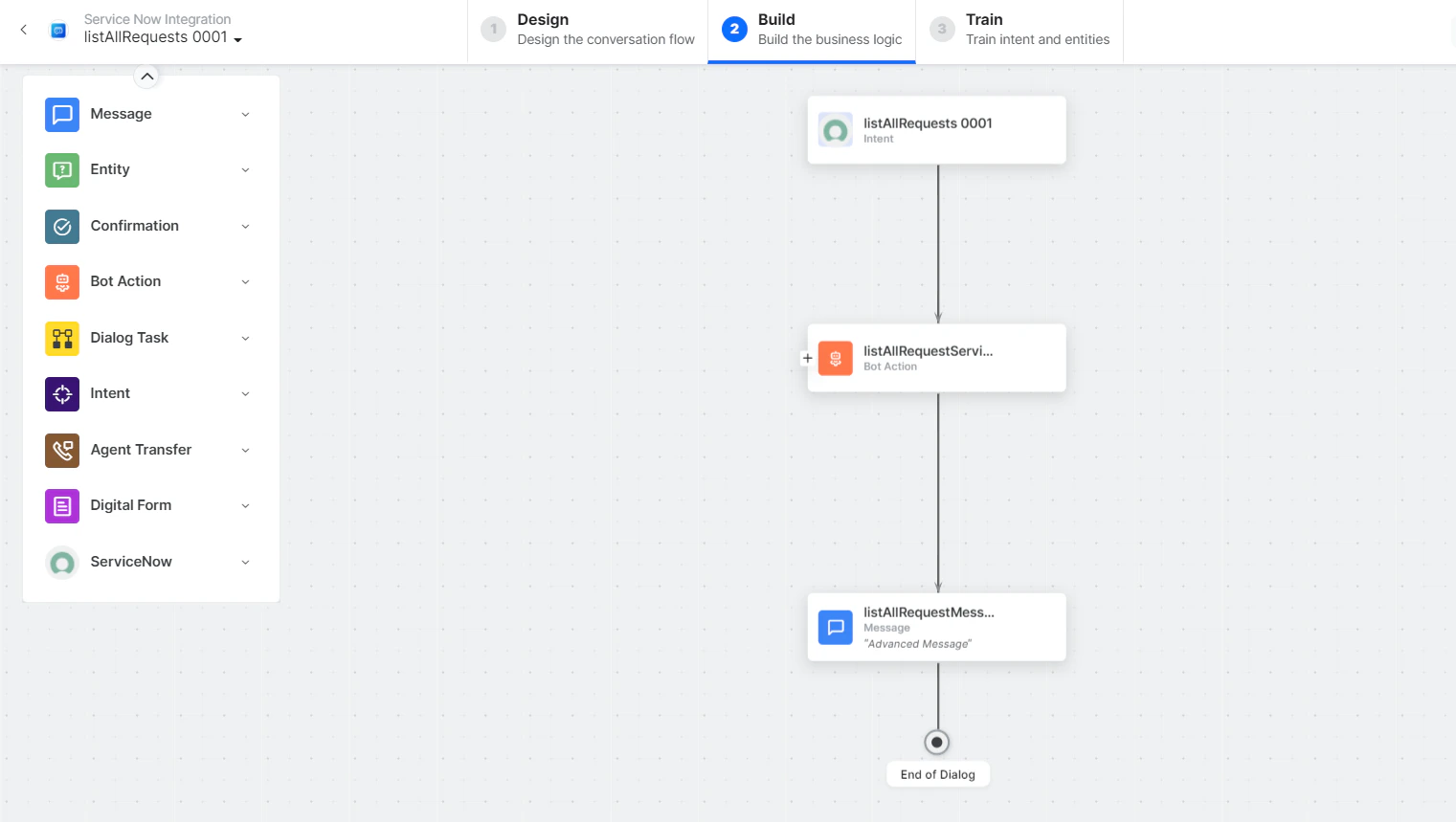 List All Requests dialog task added