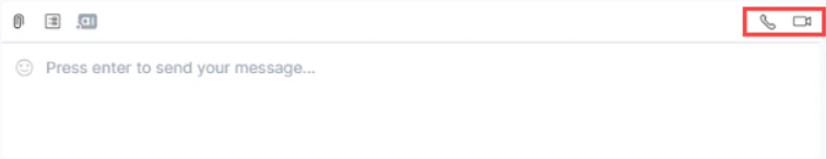 Audio and Video Call Icons