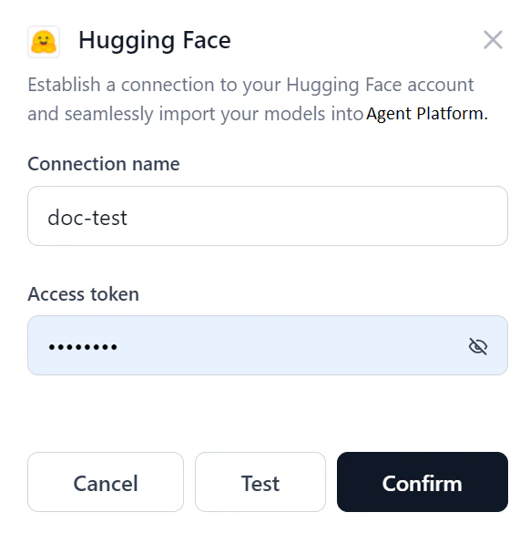 Hugging Face Connection