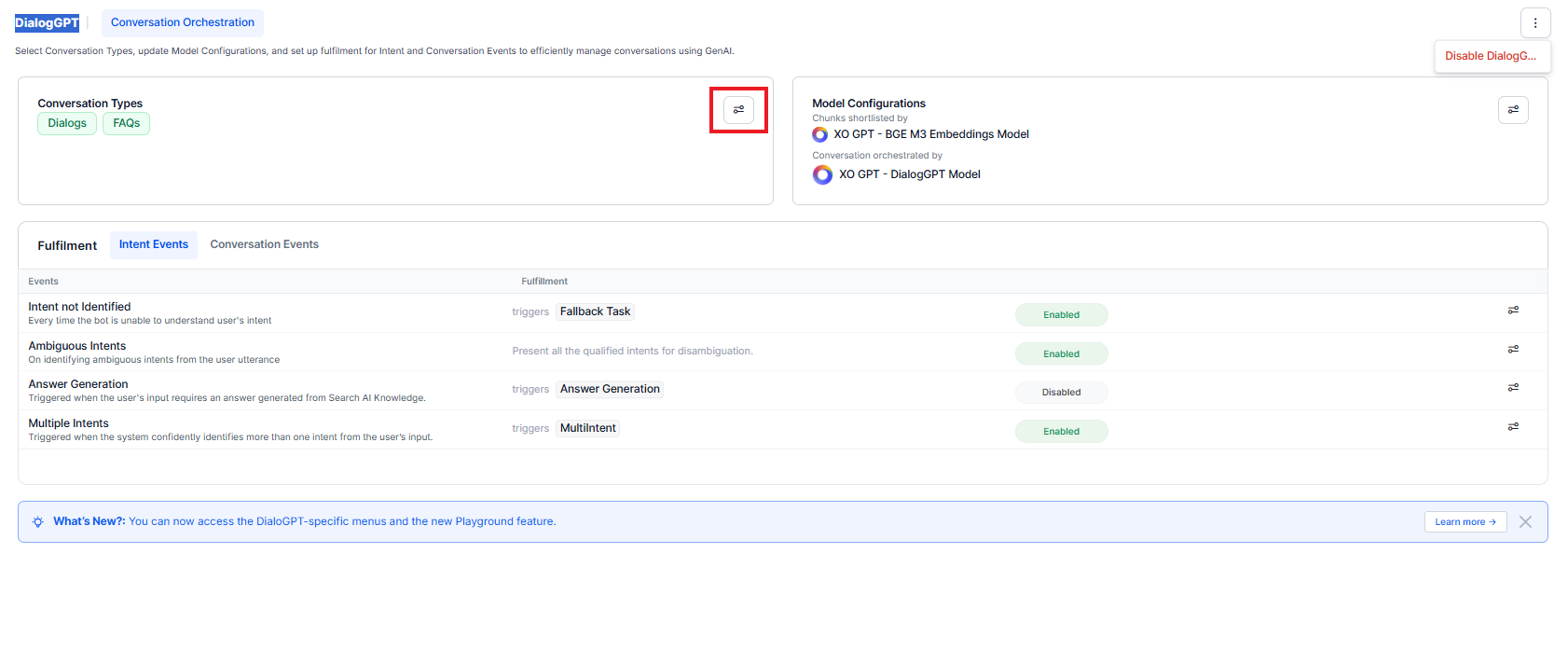 Add Search AI as Knowledge