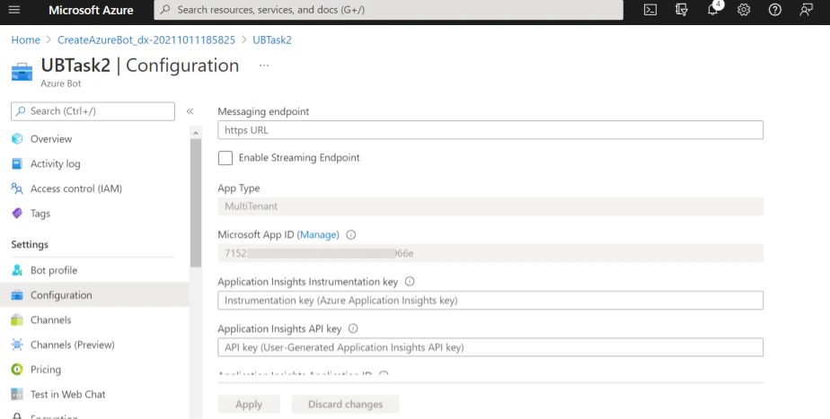 Configure the Resource