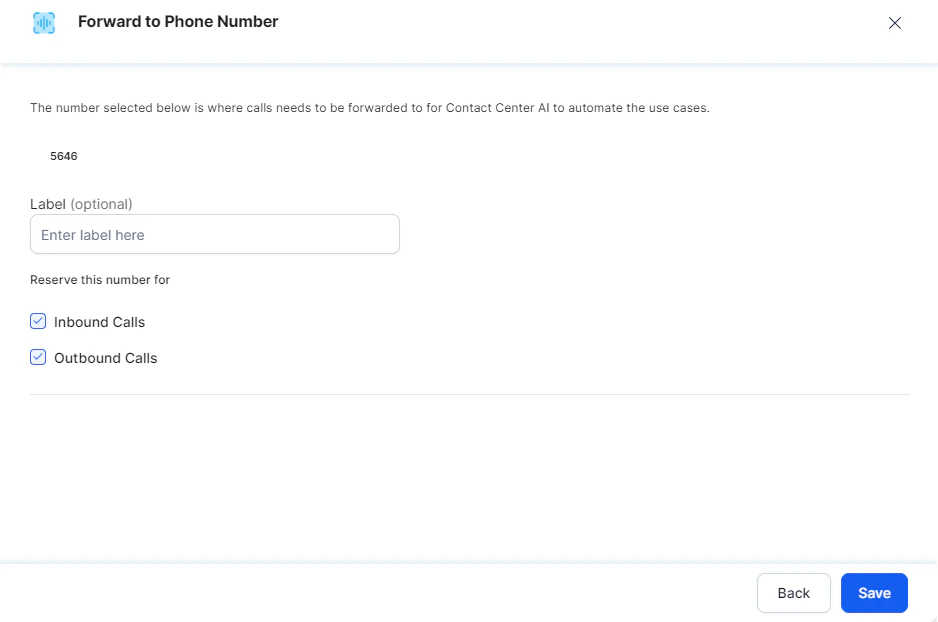 Forward to Phone Number