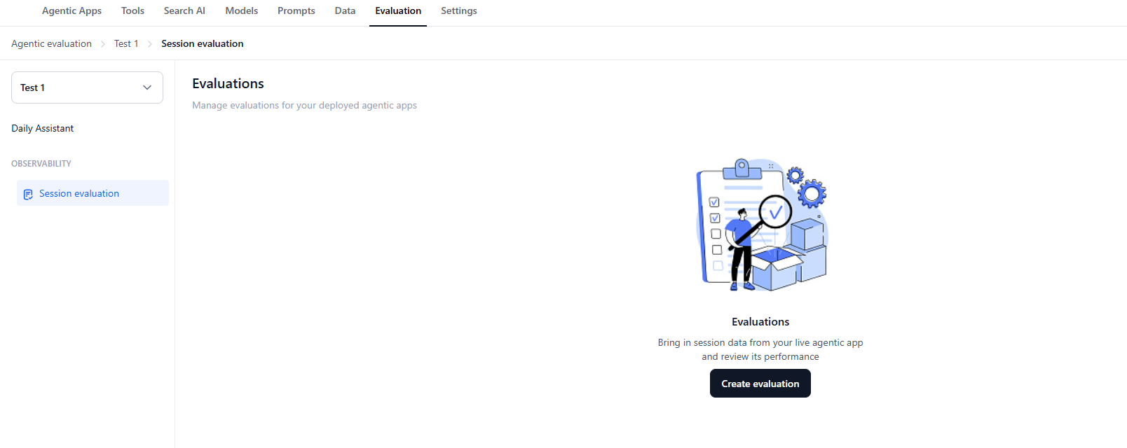 Create evaluation
