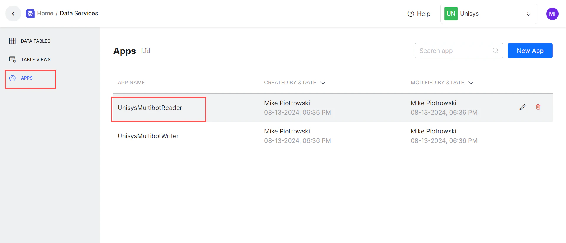 click-apps-read-access