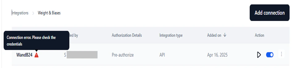 hover over error icon