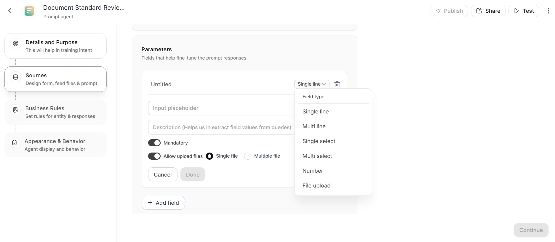 URL content configuration