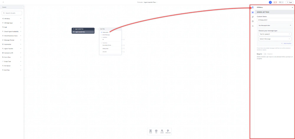 Node Configuration Panel