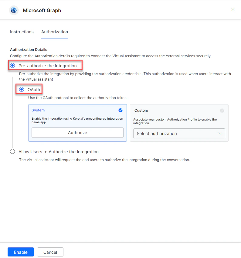 Authorization type-OAuth