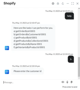 VA Prompt to Get Orders by Customer ID