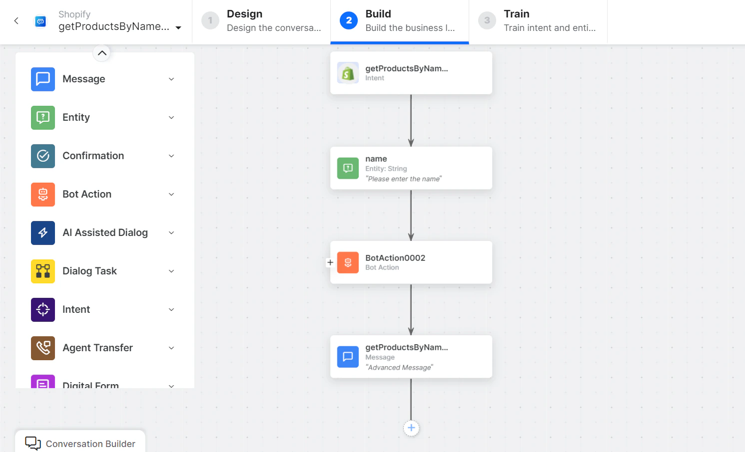 Get Products by Name dialog task is added