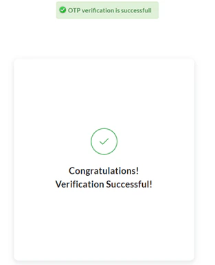 Verification Successful