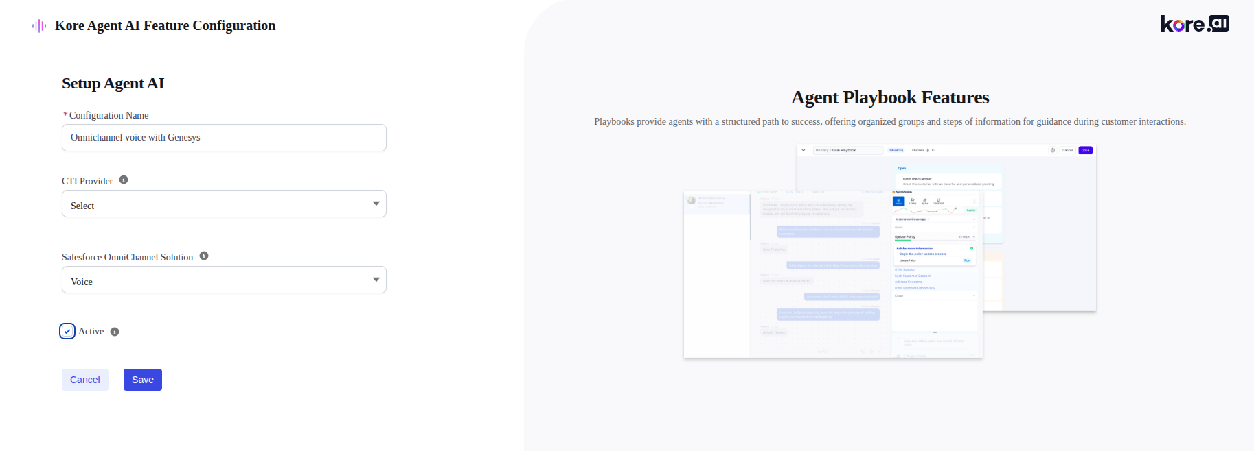 save-kore-agent-assist-feature-configuration