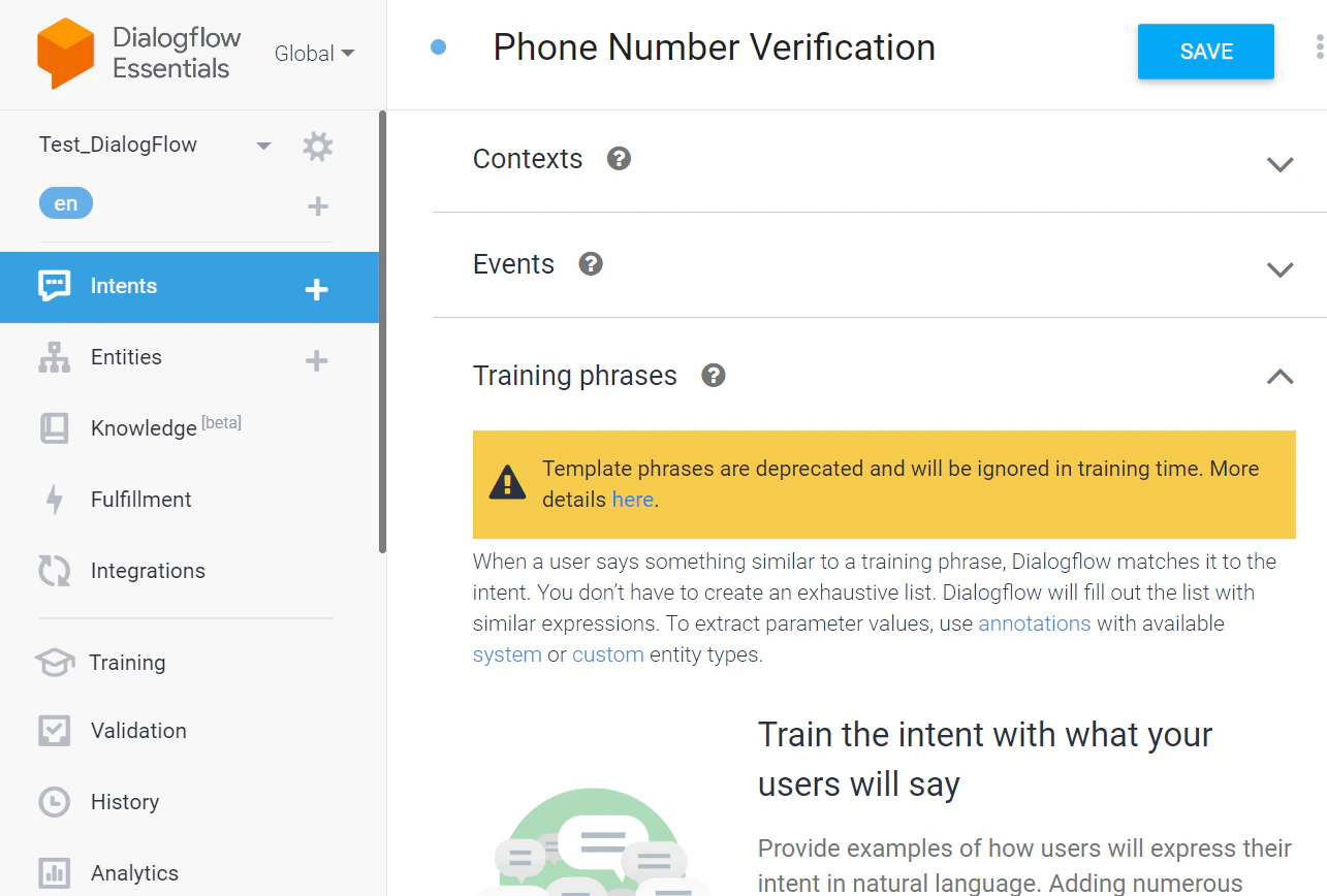 Create an intent with the same name as in your App