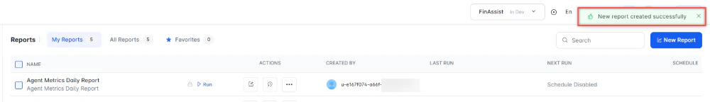 Agent Metrics Daily Report Created