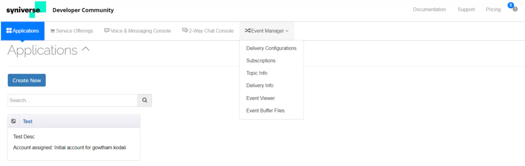 Syniverse subscriptions