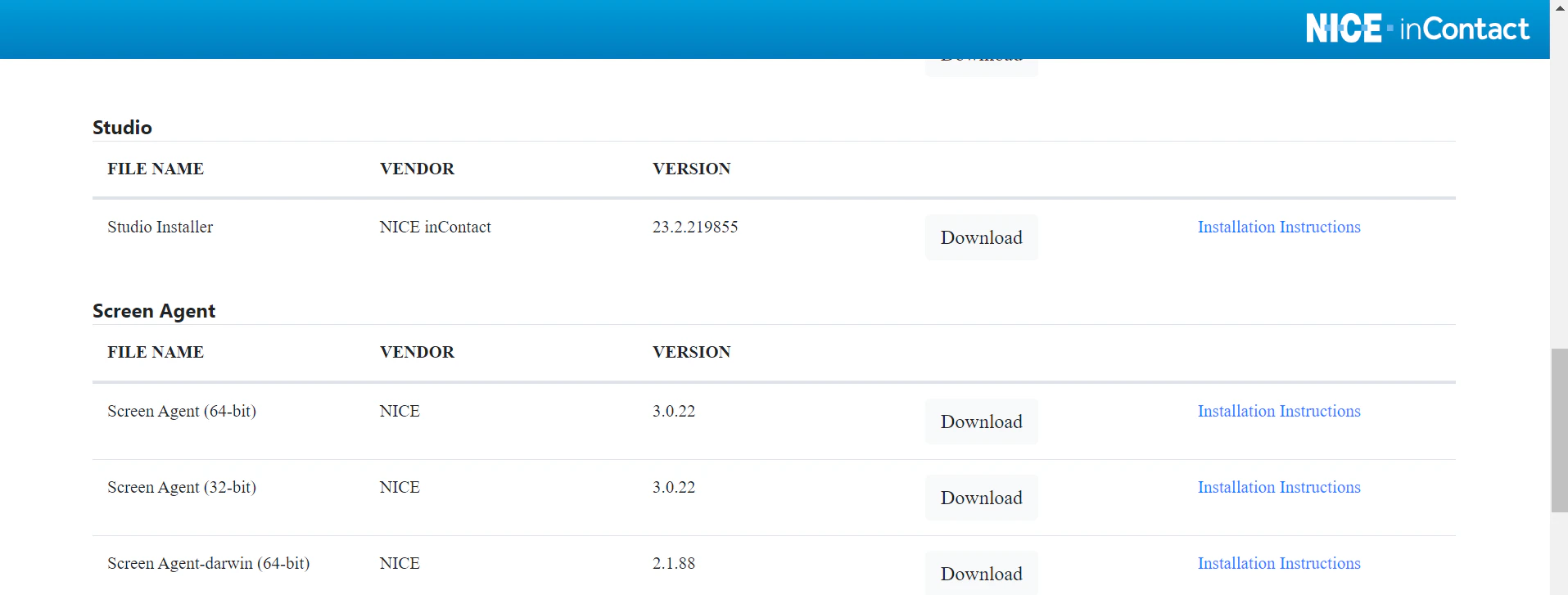 Download Studio installer