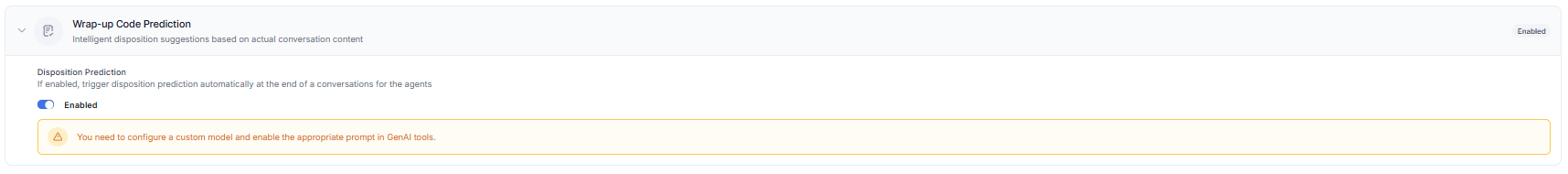Wrap-up Code Prediction Enabled