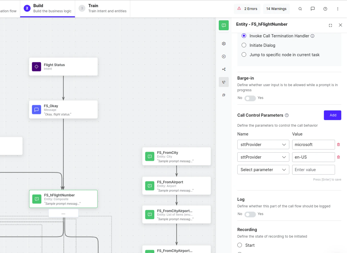 Node Level Call Control