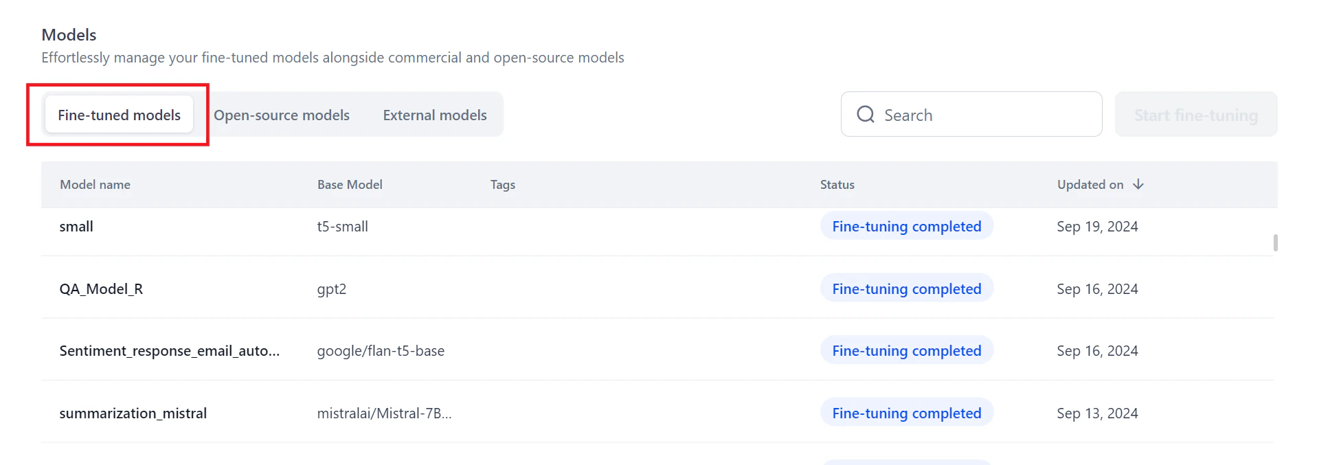 Deploy Fine-Tuned Model