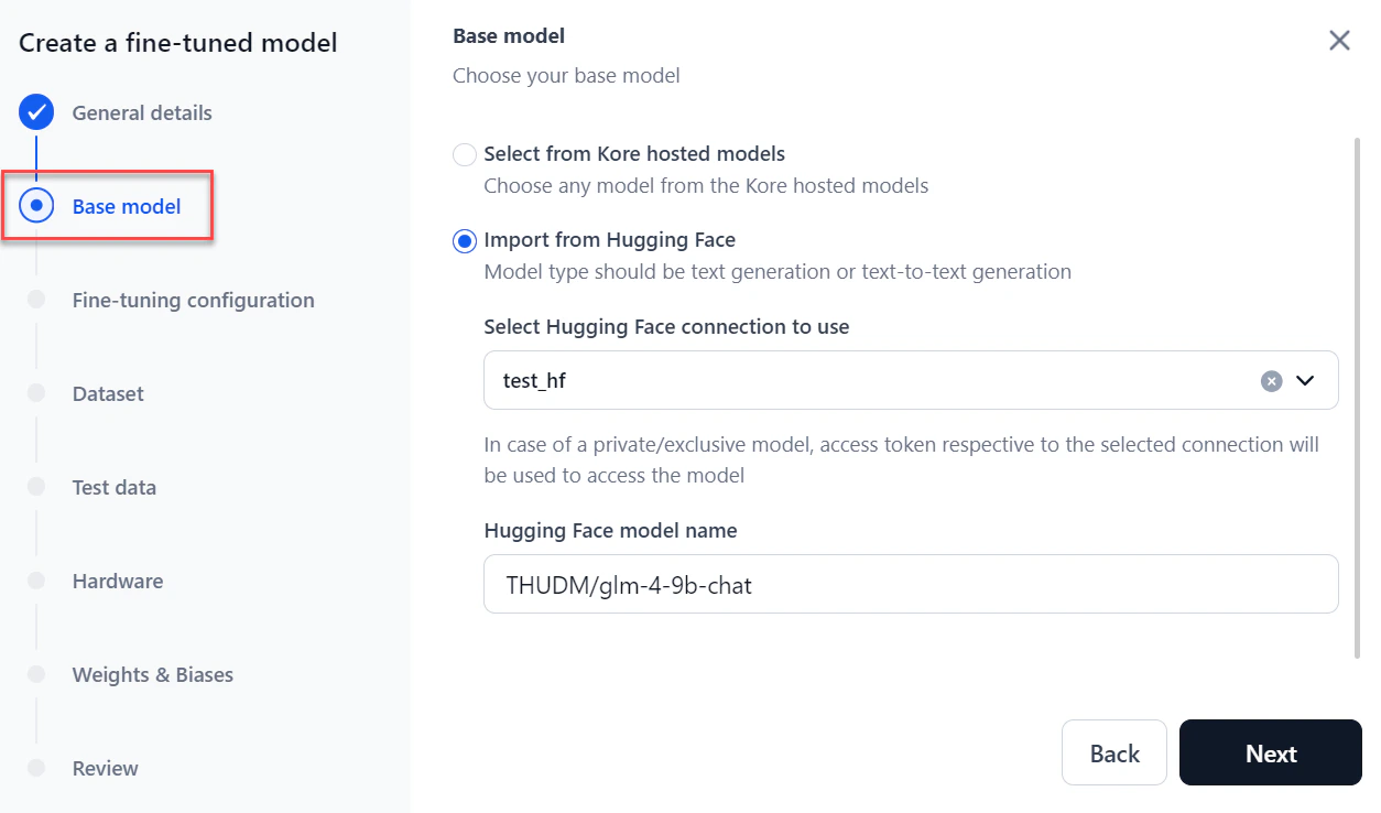 Import from Hugging Face
