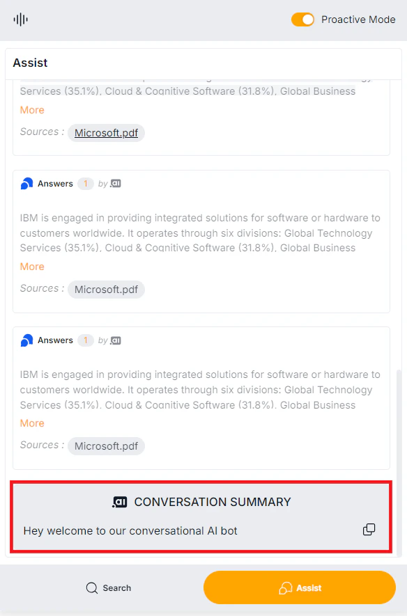 summary-template-assist