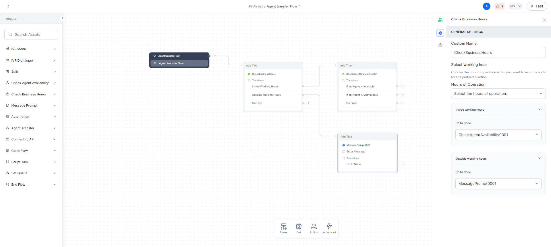 Check Business Hours Flow