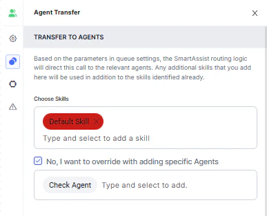 Transfer to Agents