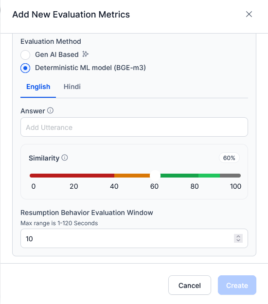 Call Resumption Deterministic ML