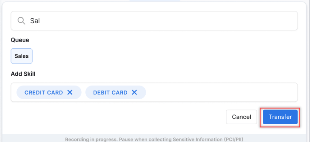 Transfer Queue
