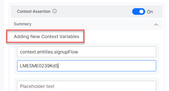 Add new context variables