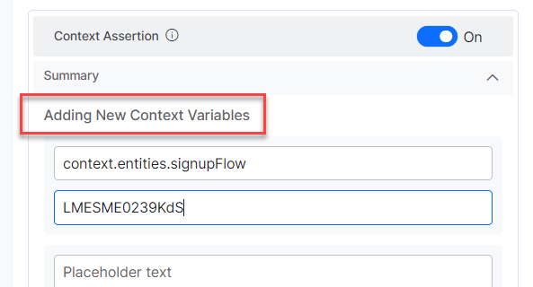 Add new context variables
