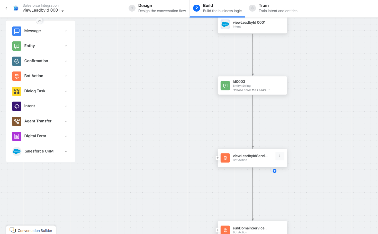 View Lead by Id dialog task is added