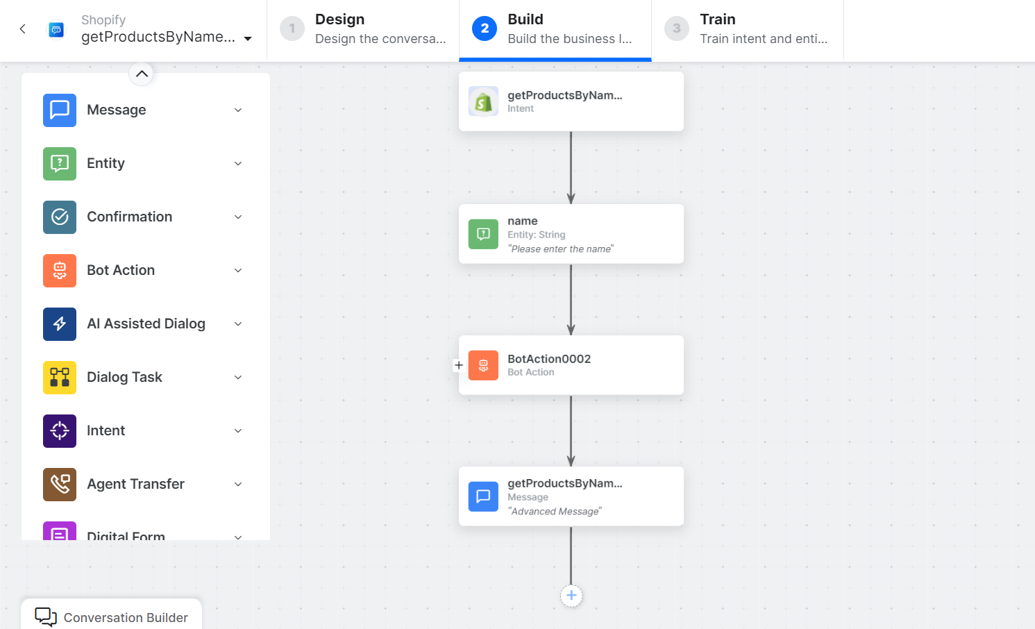 Get Products by Name dialog task is added