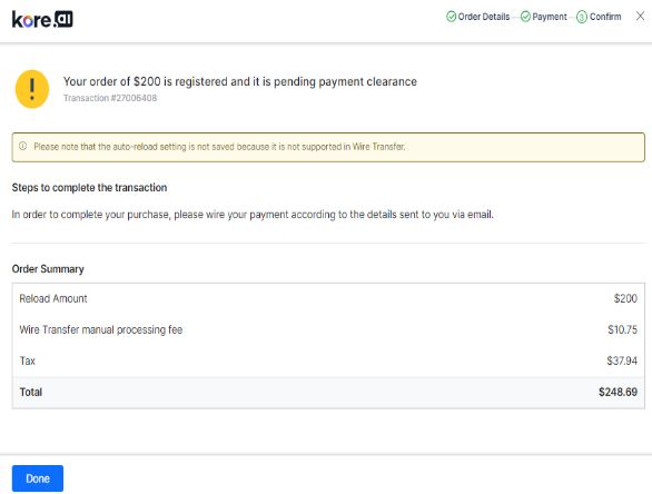 Order Details