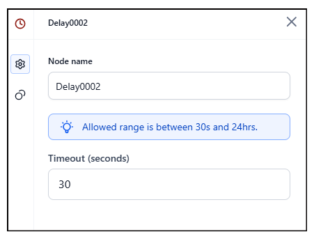 Delay Node Configuration
