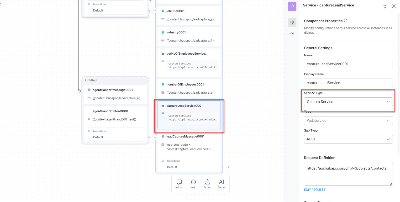 Node status change