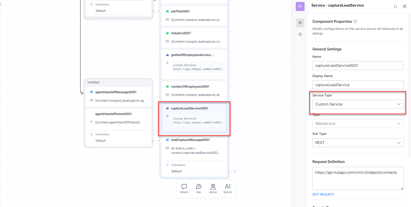 Node status change