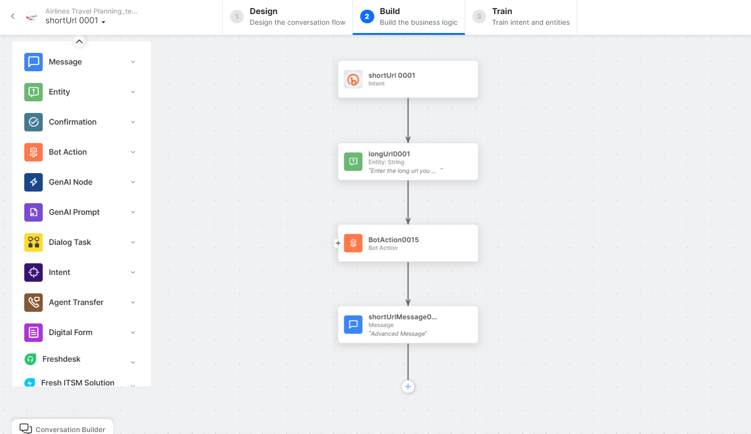 Dialog task added