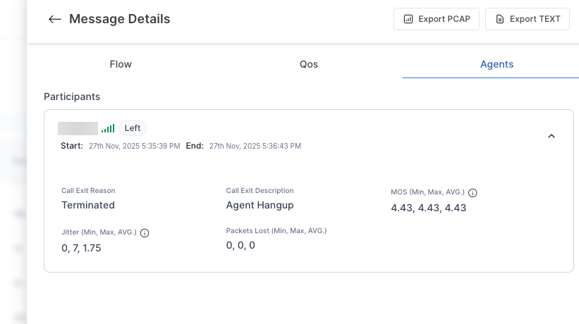 Agents Tab