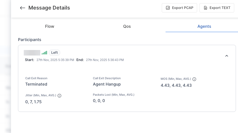 Agents Tab